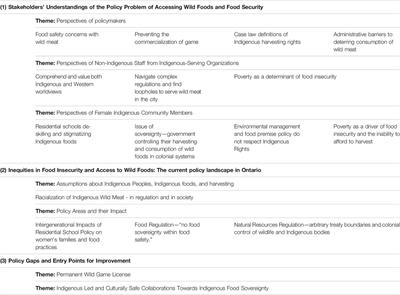 An Intersectionality-Based Policy Analysis Examining the Complexities of Access to Wild Game and Fish for Urban Indigenous Women in Northwestern Ontario